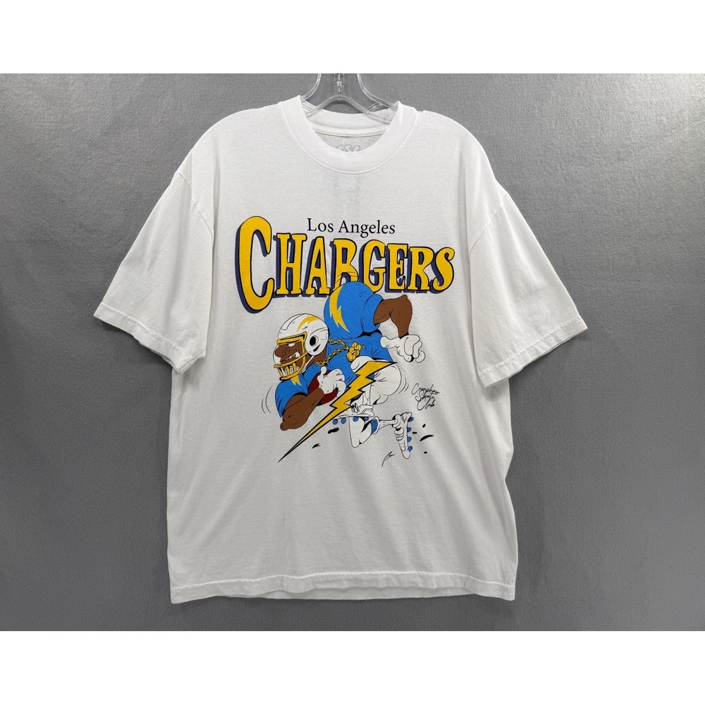 Crenshaw Skate Club CSC x Los Angeles Chargers Shirt Mens M White Graphic NWT